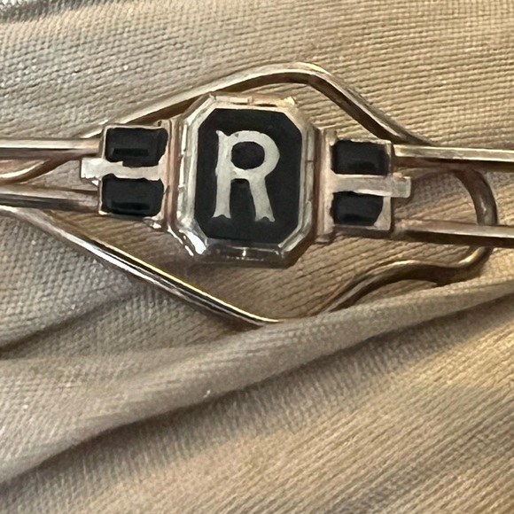 Beautiful vintage tie clip R - Picture 4 of 4